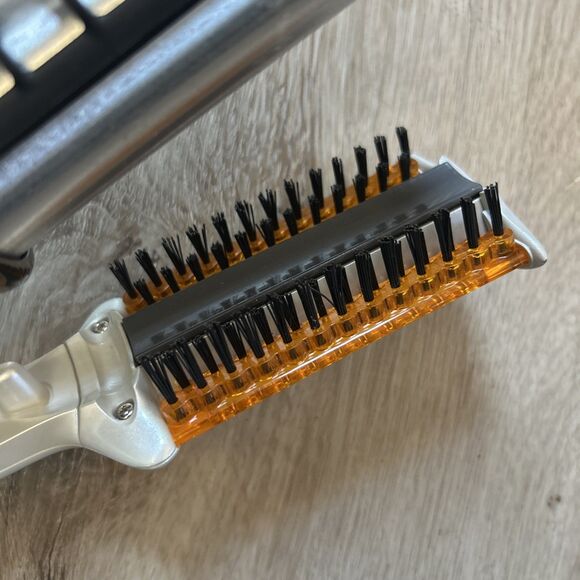 InStyler Wet 2 Dry Rotating Curling Iron 1.25" White Orange Heat Guard IS1001.1 - Picture 5 of 9